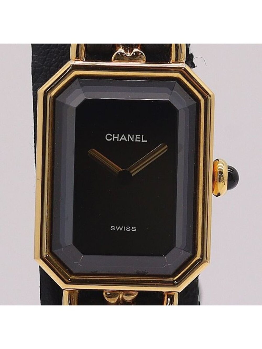 Chanel Premiere L Quartz Black Dial Bracelet Watch